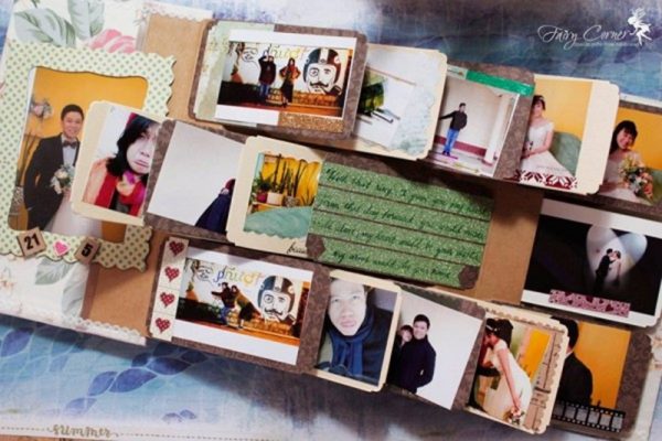 scrapbook làm quà tặng handmade sinh nhật