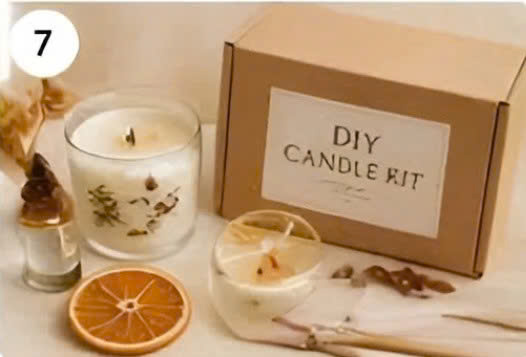 Bộ DIY nến thơm hương cam