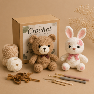 Bo kit diy macrame Bộ Kit DIY Macrame Hình Thỏ Handmade