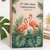 Bộ Kit DIY Tranh Thêu Hồng Hạc Nhiệt Đới