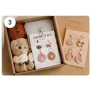 bộ kit làm khuyên tai đất sét polymer