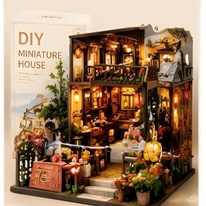 Kit Nhà Mini Phố Cổ Đèn Lồng DIY