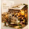 Kit Nhà Mini Tiệm Cà Phê Handmade DIY