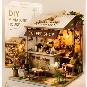 Kit Nhà Mini Tiệm Cà Phê Handmade DIY